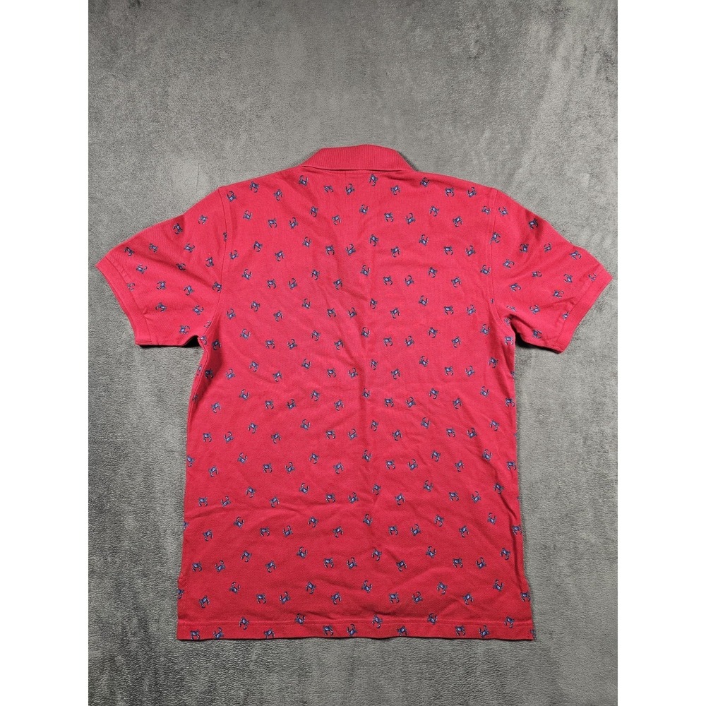Brooks Brothers 346 Mens Small Red Crab Print Polo Shirt 100% Cotton - Picture 7 of 8